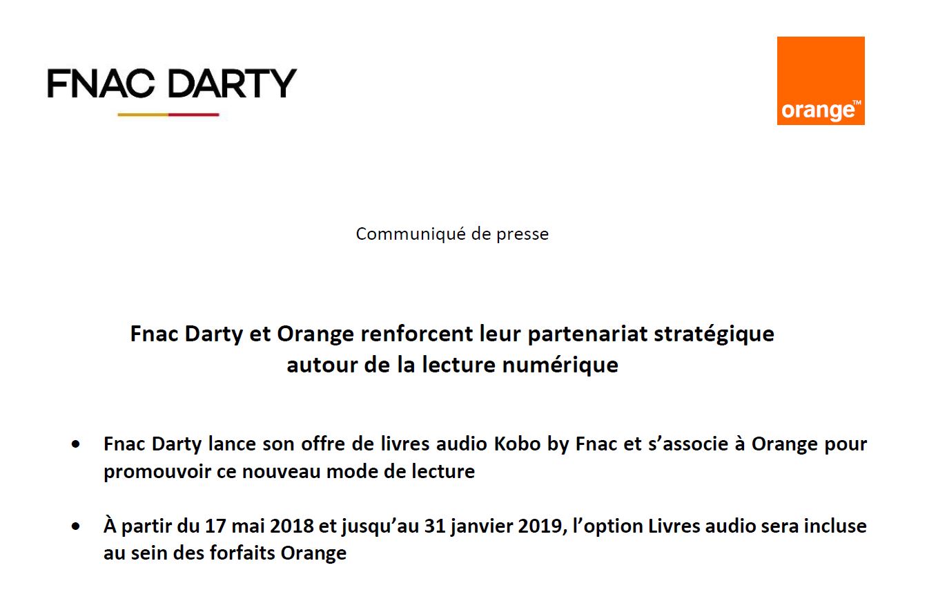 Orange proposera des livres audio à ses clients