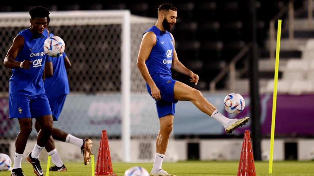 Coupe du monde 2022: Benzema blessé à l’entraînement, incertain pour le Mondial