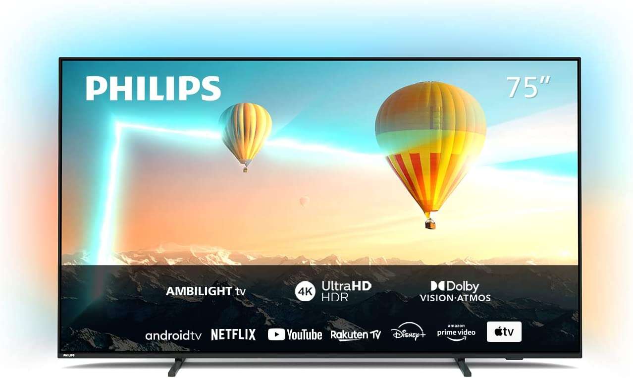 Belle remise sur la TV LED 4K Philips 75PUS8007/12 chez Amazon