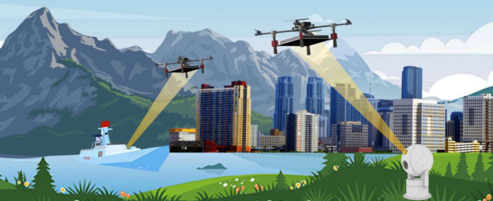 Comment ce drone peut-il rester dans les airs en permanence ?