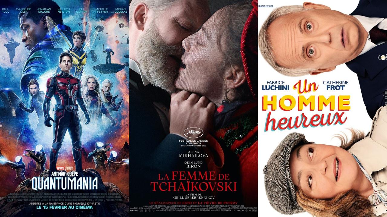 Ant- Man 3, La Femme de Tchaïkovski, Un homme heureux : les nouveautés au cinéma cette semaine