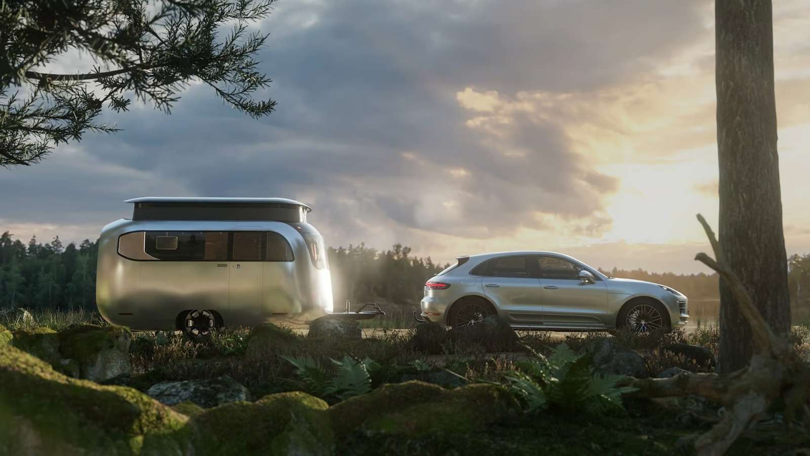 Porsche et Airstream dévoilent un concept de caravane du futur